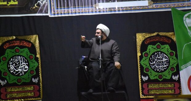 گزارش تصویری و صوتی شب چهارم  مراسم شهادت حضرت زهرا سلام الله علیها در مصلی بزرگ شهرستان