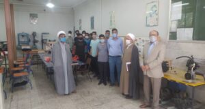 گزارش تصویری از بازدید امام جمعه گلپایگان از اداره فنی و حرفه ای شهرستان گلپایگان