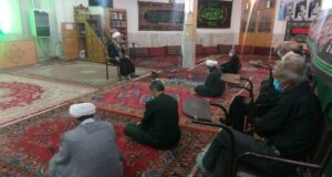 حضور امام جمعه شهرستان در مسجد ۱۴ معصوم شهرستان گلپایگان